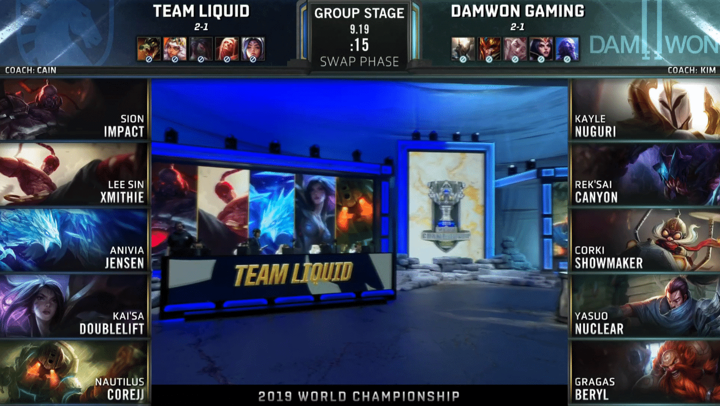 LoL Worlds 2019 Groups Day 8 TL DWG