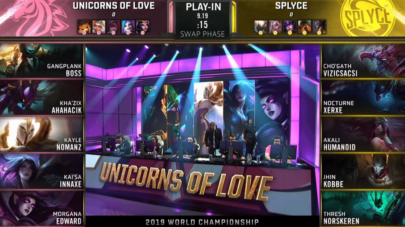 LoL Worlds 2019 Play-In Knockouts UOL SPY Game 1