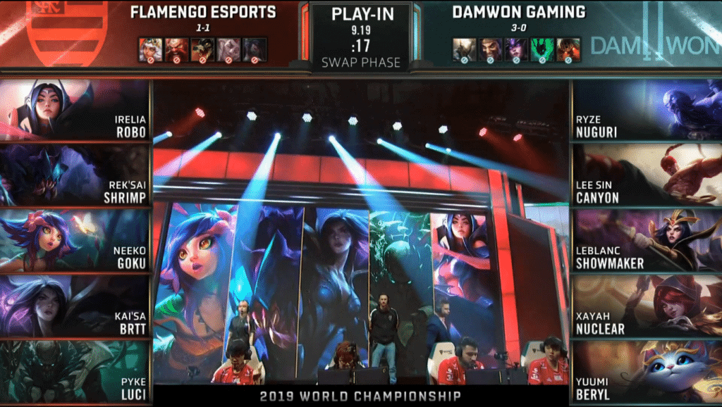 LoL Worlds 2019 Play In Groups Day 4 FLA DWG