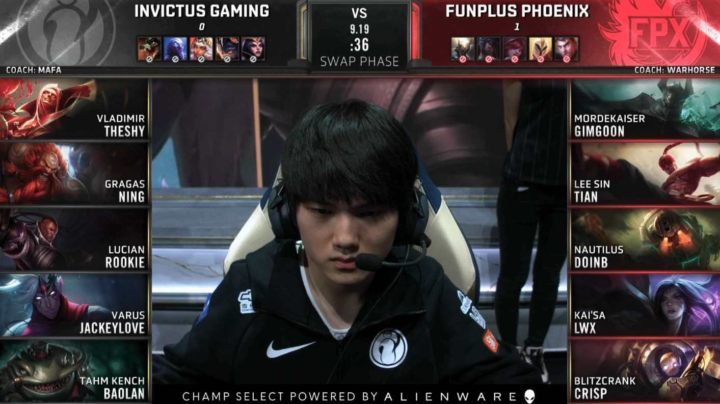 LoL Worlds 2019 Semifinal IG FPX Game 2