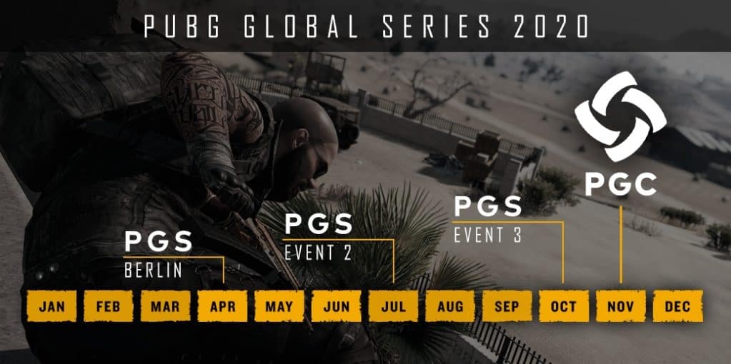 PUBG Esports Tournaments 2020