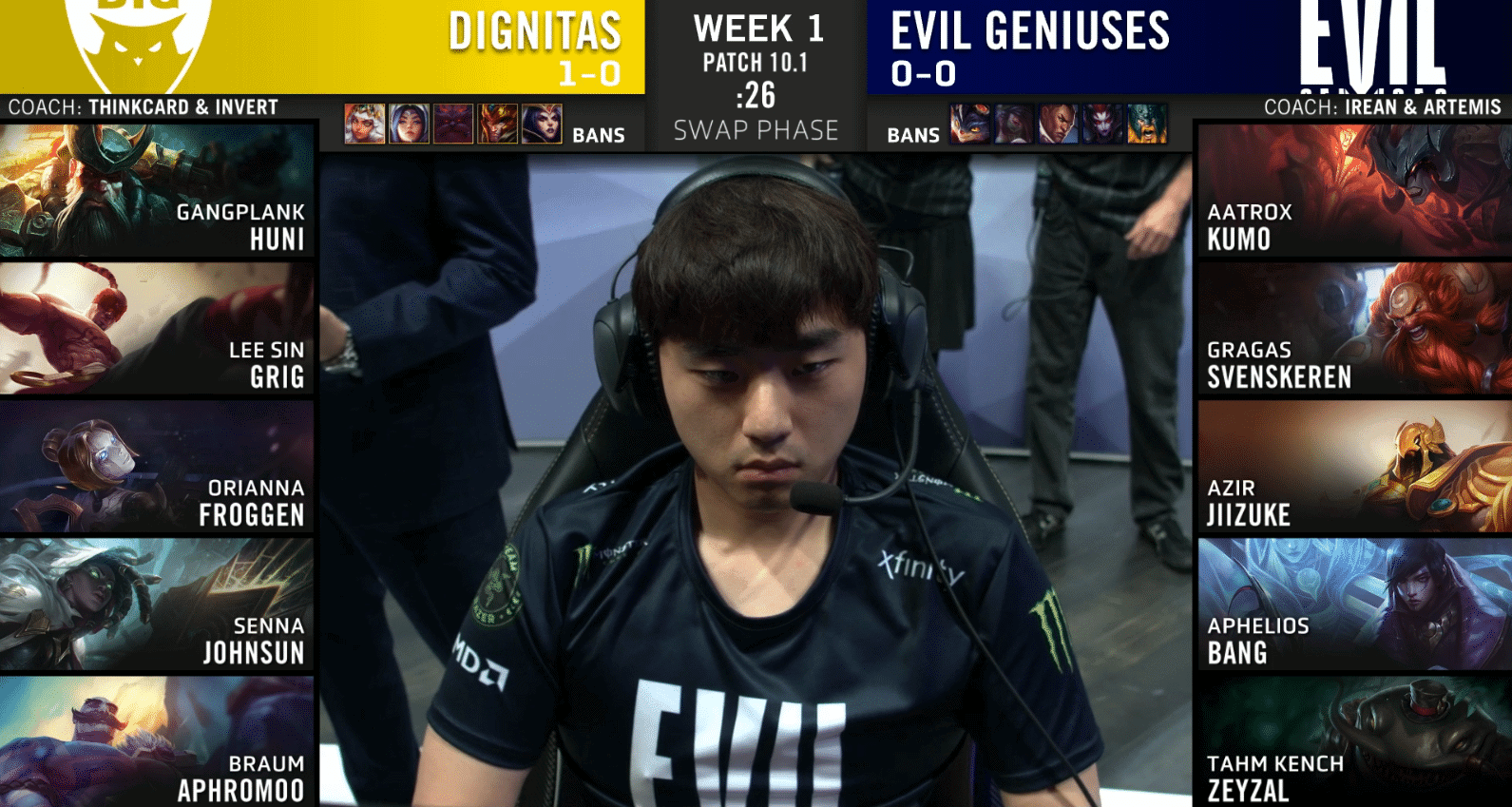 DIG v EG LCS week 1 day 2