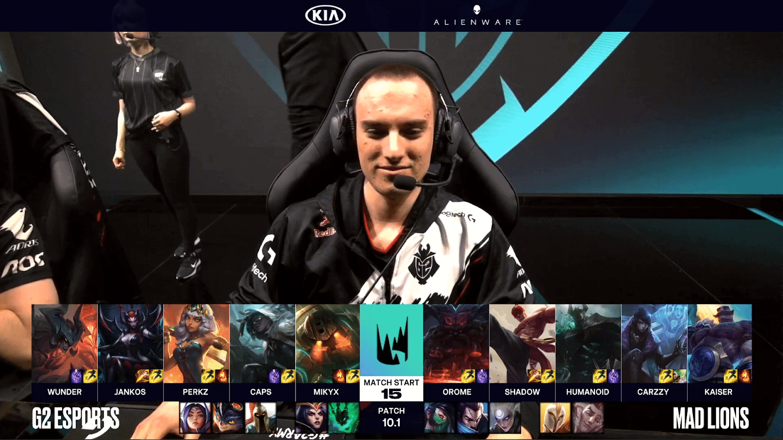 G2 Esports vs MAD Lions Perkz Week one day one lec