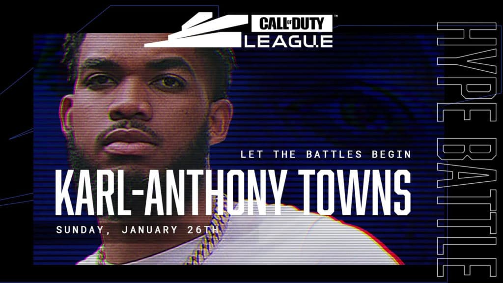 Call of Duty: NBA All-Star Karl-Anthony Towns to Appear at CDL Launch Weekend