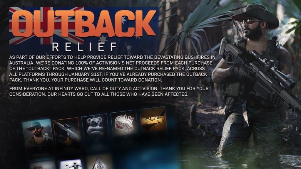 Call of Duty Modern Warfare Outback Relief
