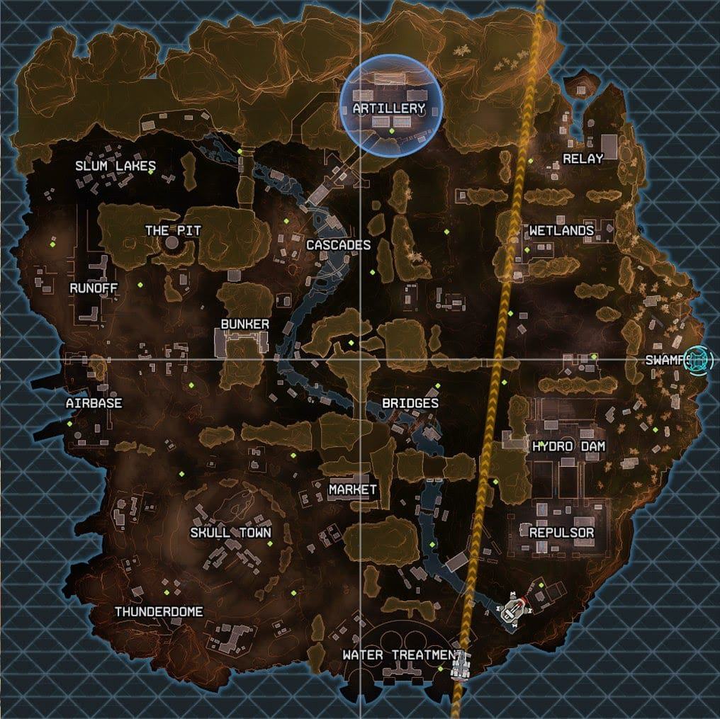 Apex Legends overhead map king's canyon