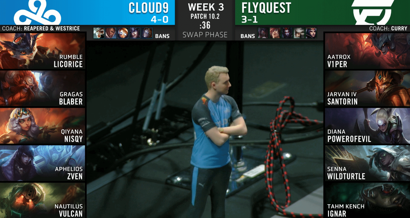 League of Legends NA LCS Spring 2020 week 3 day 1 Cloud9 C9 v FlyQuest FLY