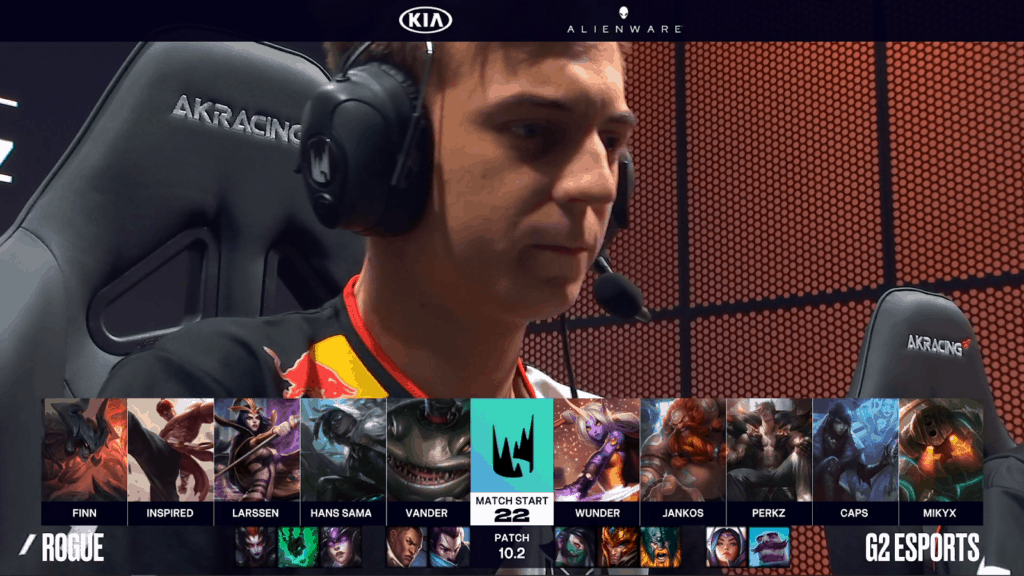 League of Legends LEC spring split 2020 Rogue vs G2 Esports