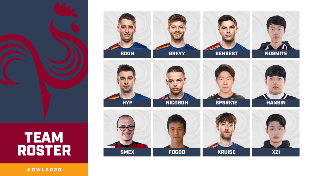 Paris Eternal 2020 Overwatch League roster