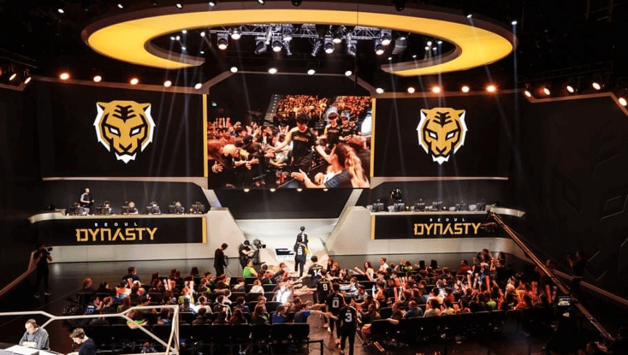 Seoul Dynasty Overwatch League arena crowd