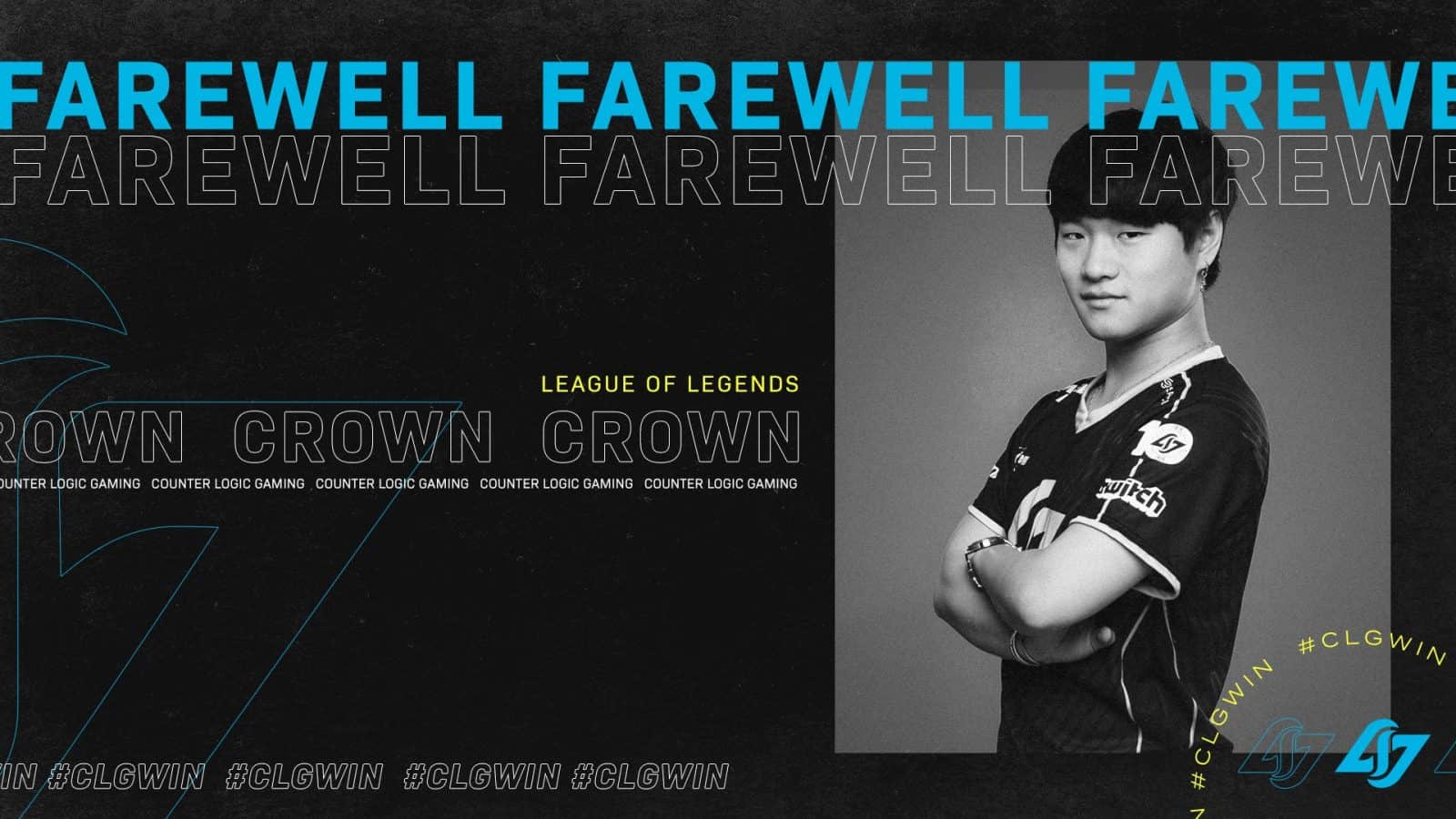 League of Legends: CLG Releases Crown from their LCS Roster