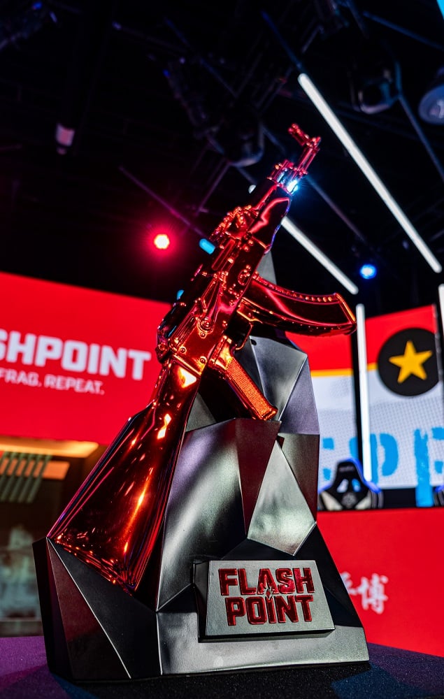 Flashpoint 1 Red Chrome AK 47 Championship Trophy