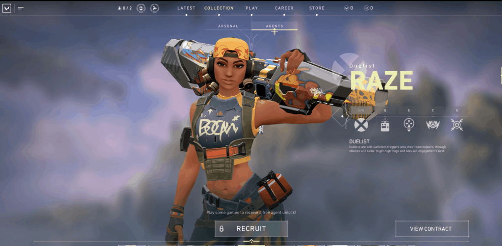 Raze Valorant agent