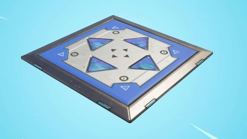 A Fortnite Bouncer item on a blue background