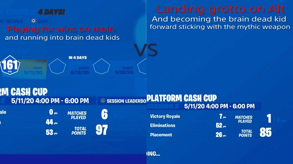 Fortnite Cash Cup problem Reddit