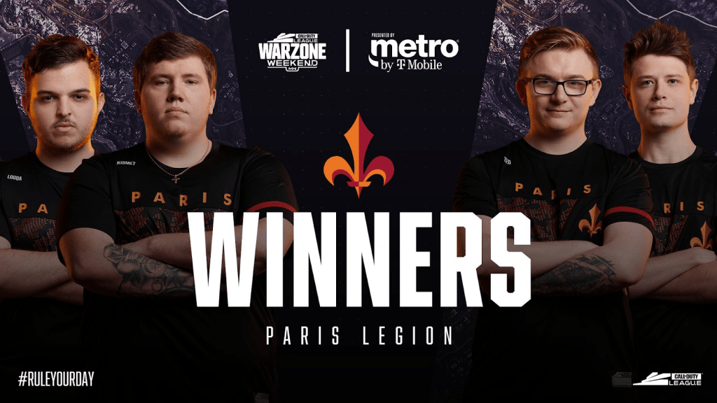 Paris Legion Win the First Call of Duty League Warzone Weekend