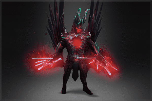 Terrorblades Inner Fractal Horns of Inner Abysm arcana with the red gems