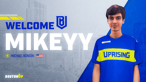 Overwatch League: Boston Uprising Signs Mikeyy