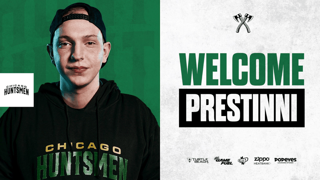 Call Of Duty League: Florida Mutineers Trade Prestinni To Chicago Huntsmen