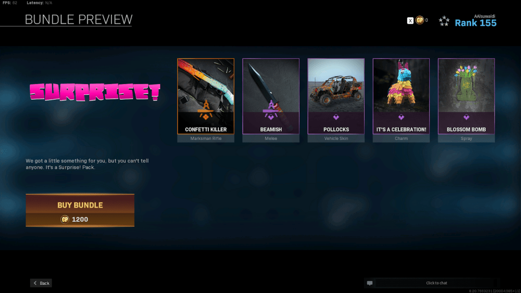 Infinity Ward Release “Surprise!” Item Pack As They Tease Upcoming Warzone Event