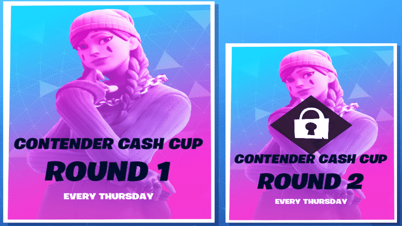 Fortnite contender cash cup round 1 and round 2