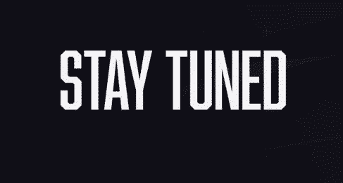 A screen cap from the live stream during the technical issue, reading "Stay Tuned"