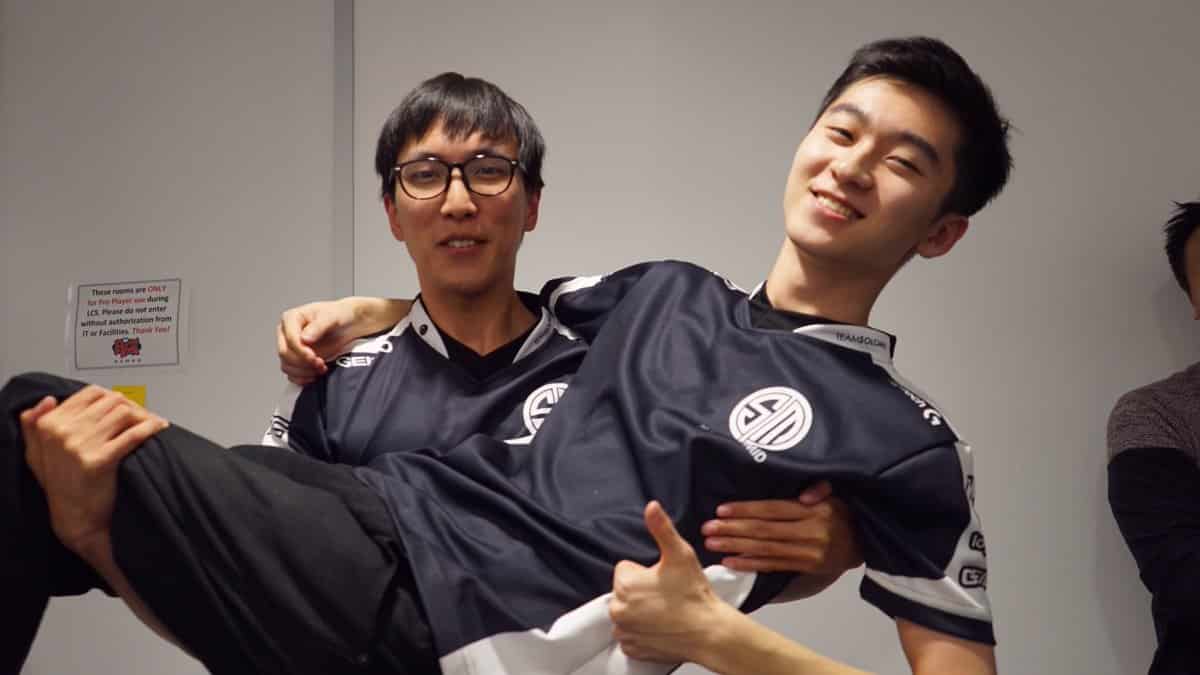 TSM Doublelift holding up TSM Biofrost