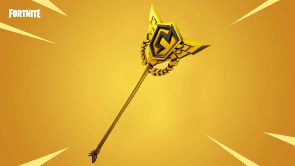 Fortnite champion series winner golden pickaxe