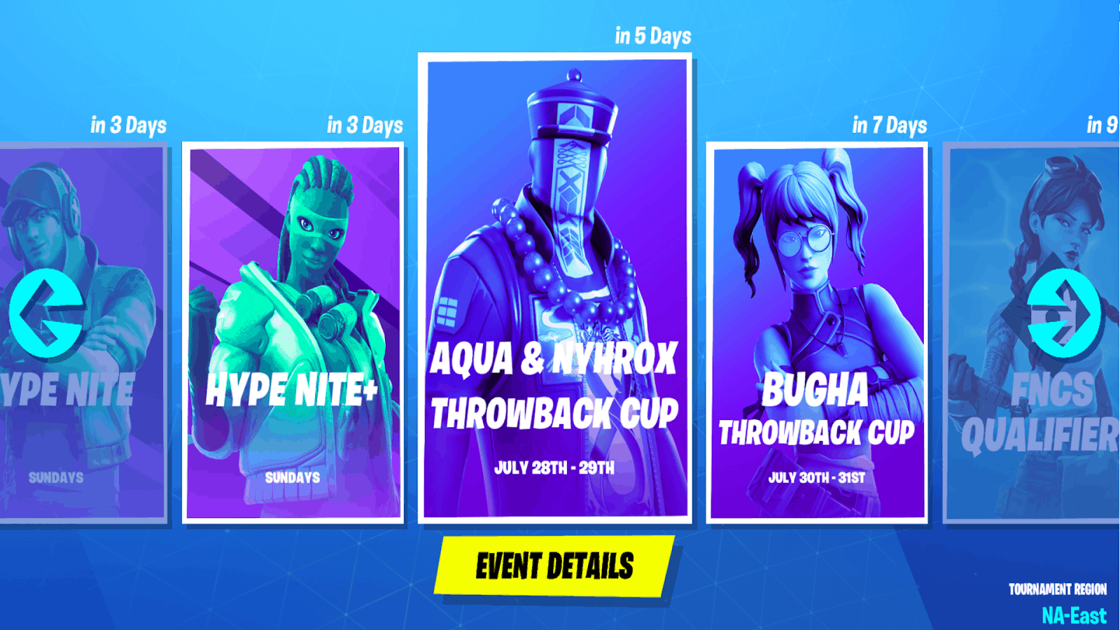 Fortnite: Aqua And Nyhrox Throwback Cup Results