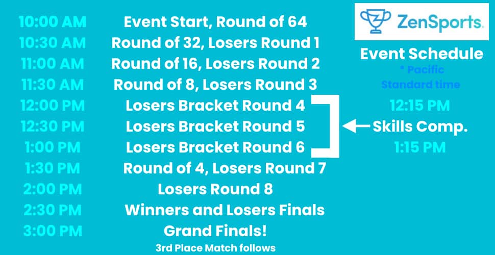Zensports efootball tournament event schedule