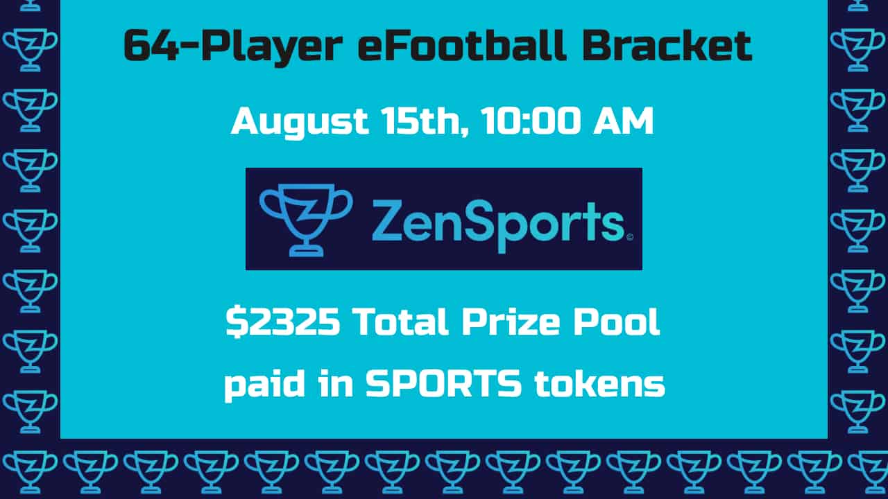 ZenSports Announces 64-Player eFootball Tournament With $2325 Prize Pool