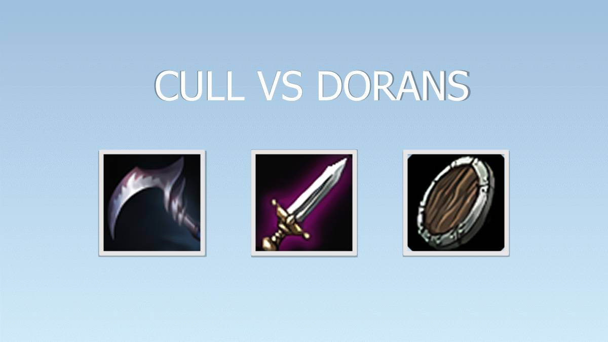 League of Legends: ADC Starting Item Guide- When To Build Cull Versus Doran’s