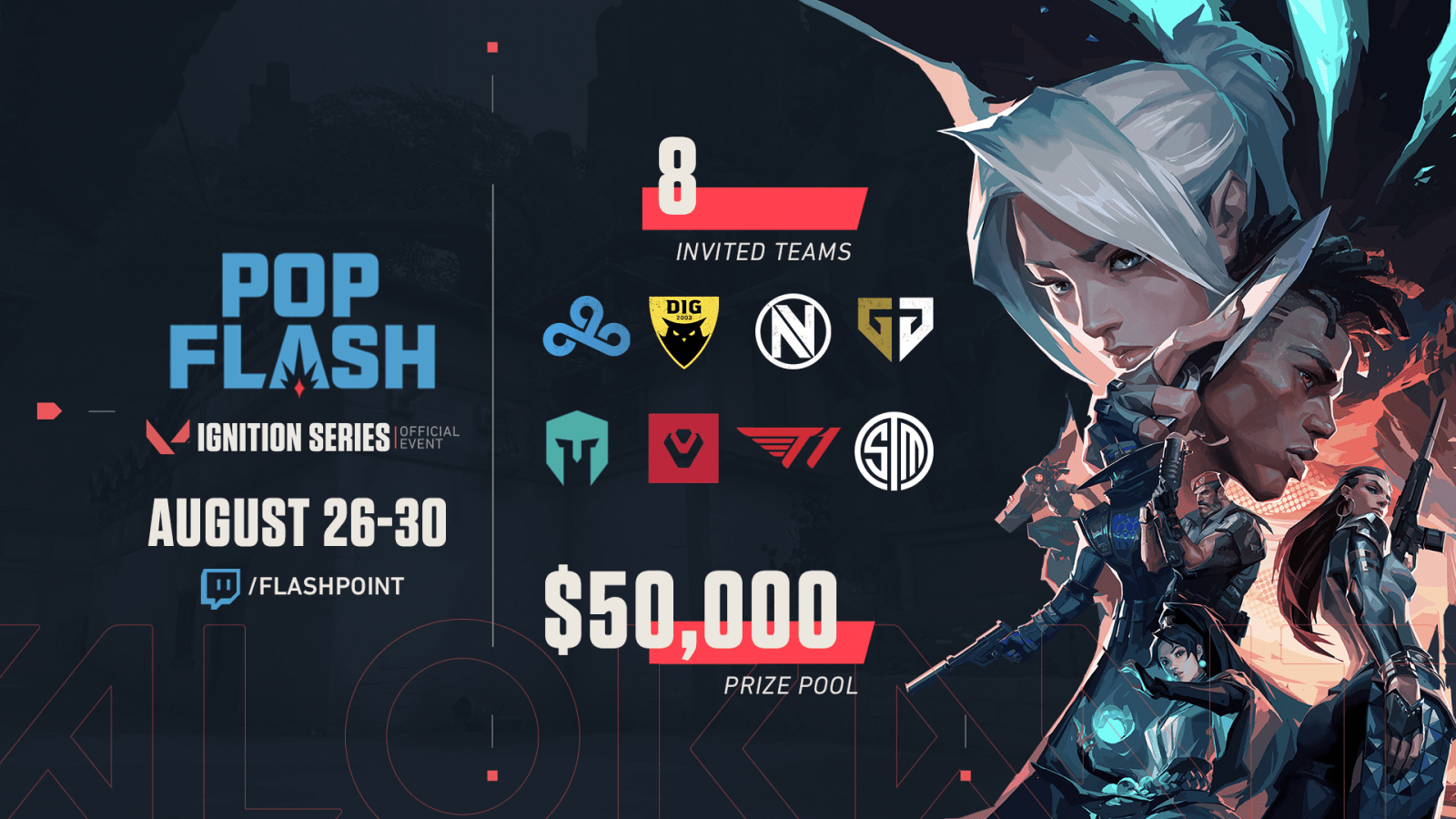 Ignition Series ‘Pop Flash’ Tournament Releases Day 1 Schedule