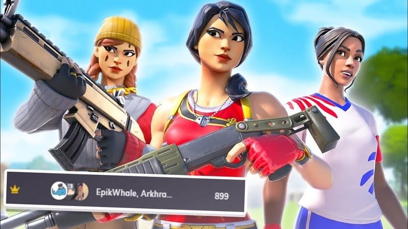 Fortnite heroes played by 100T rehx, 100T Arkhram, NRG EpikWhale