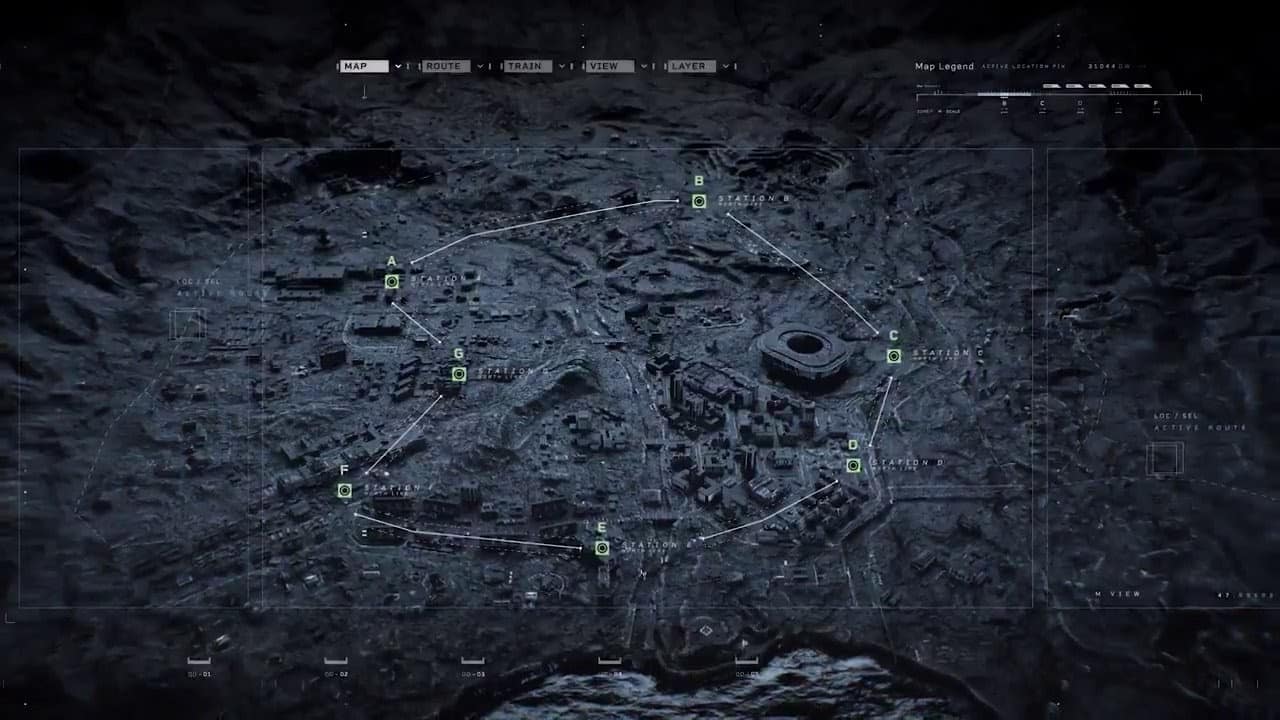 The new map of Verdansk, a metro subway station