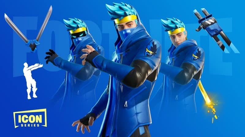 The Fortnite Skin based on popular content creator and streamer Tyler "Ninja" Blevins
