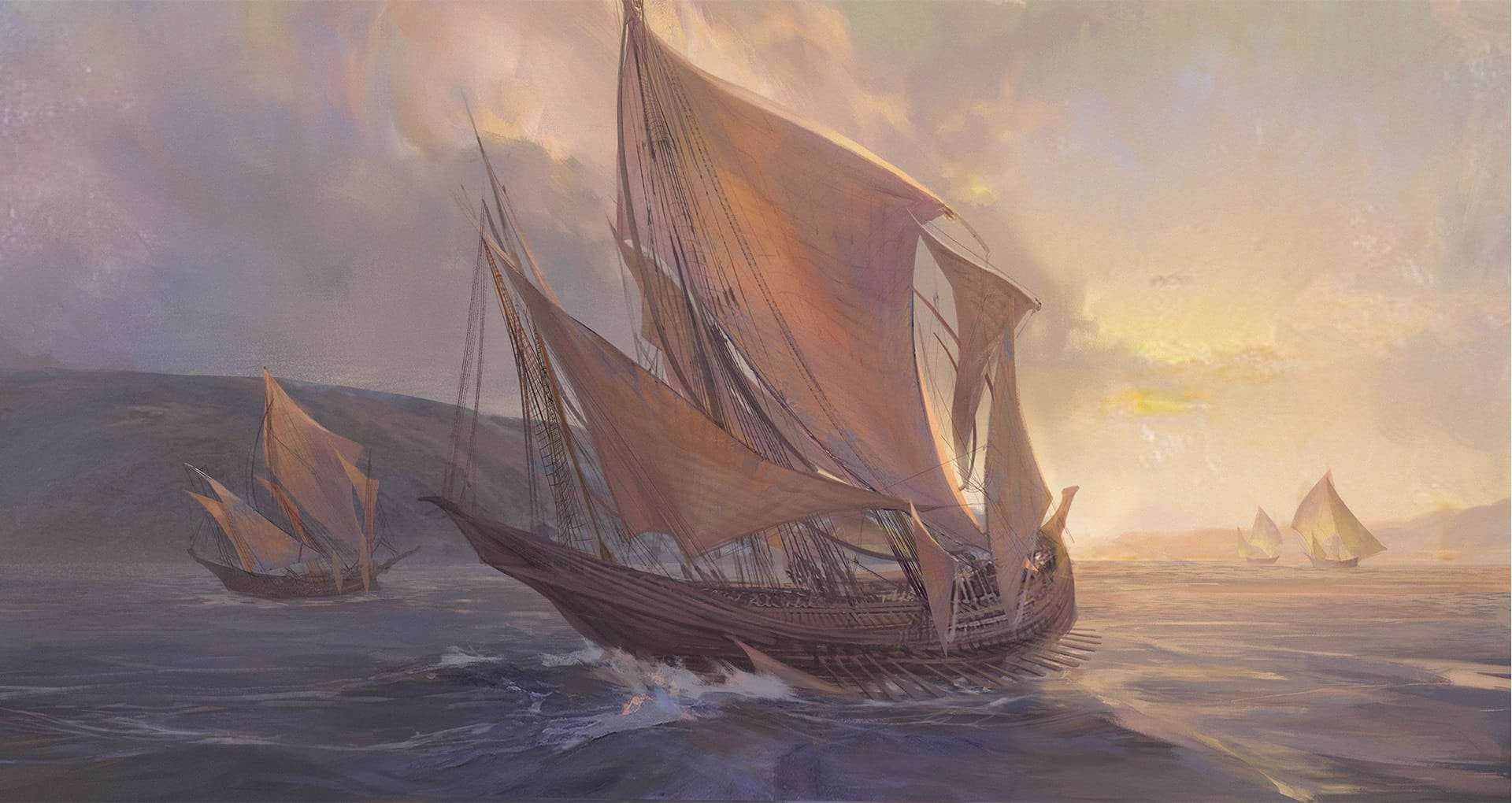 A teaser for a new LoL champion showing a Bilgewater pirate ship on the sea