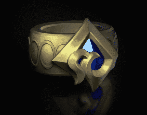 A teaser for a new LoL champion, a simple ring with a crystal in it