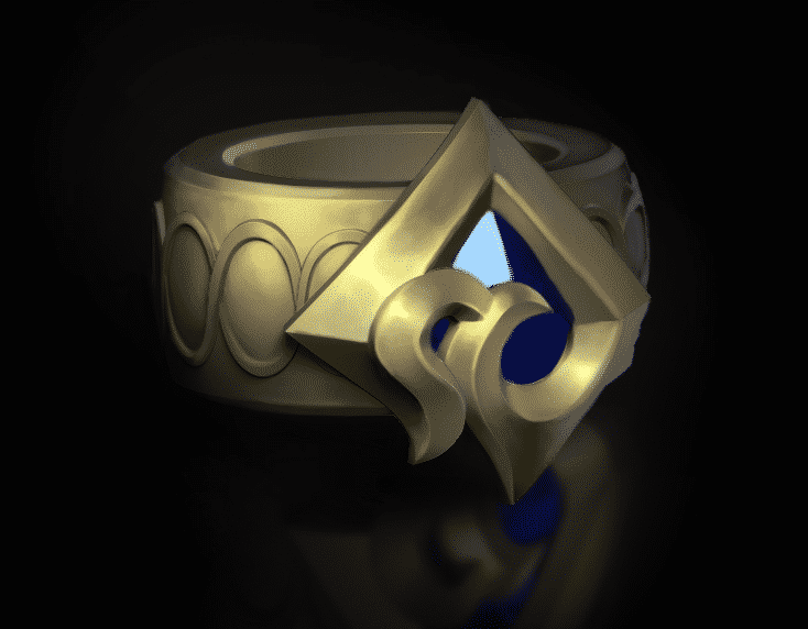 A teaser for a new LoL champion, a simple ring with a crystal in it