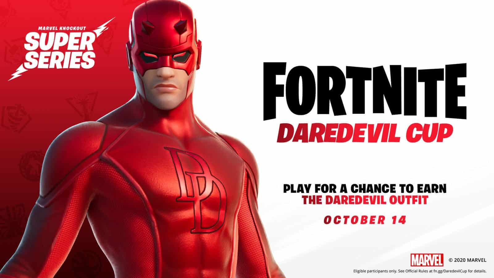 Earn The Daredevil Skin In Fortnite’s $1 Million Marvel Knockout Super Series
