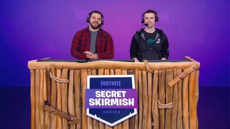 CourageJD and Dr. Lupo cast the Fortnite Secret Skirmish series