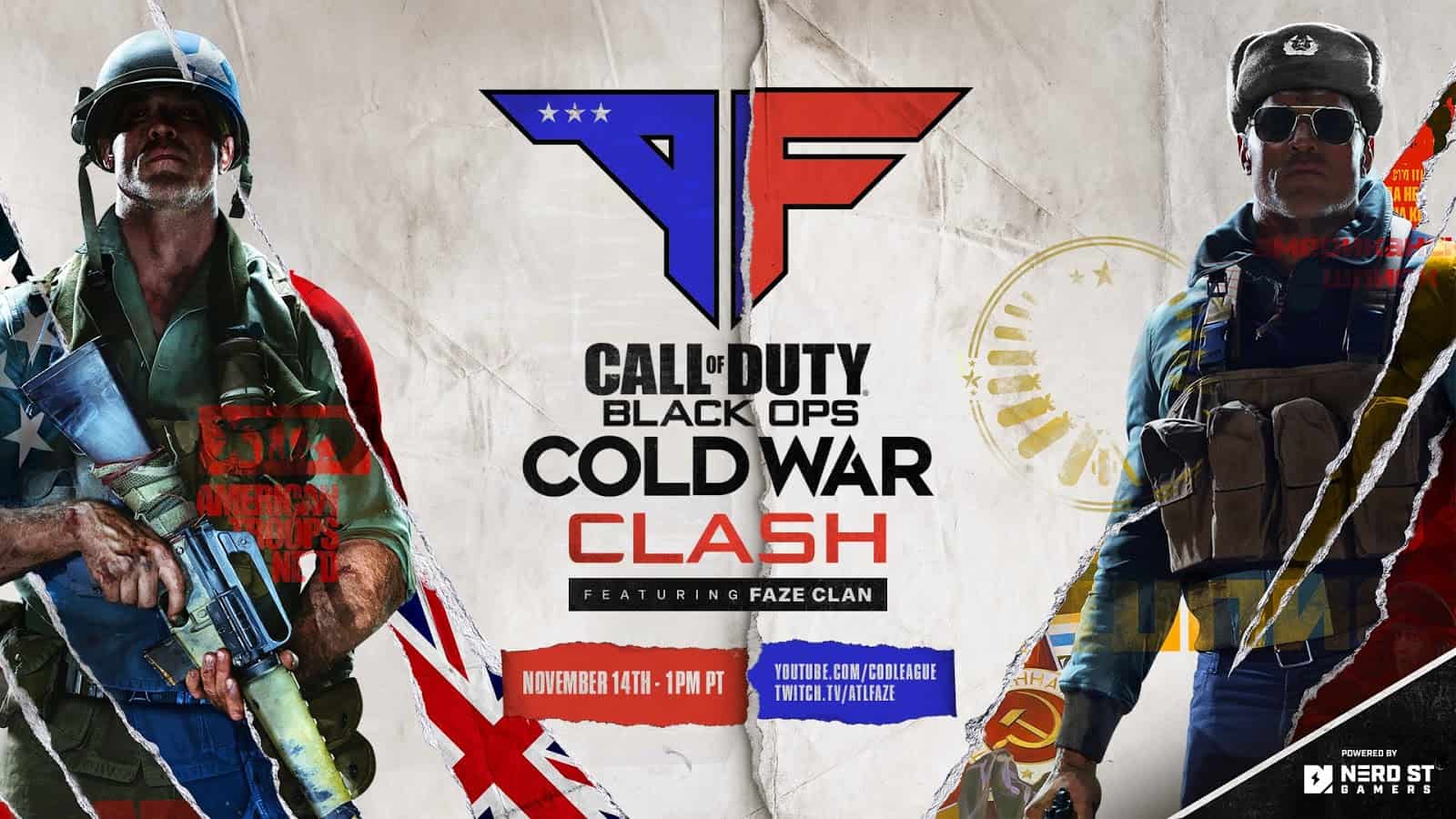 CoD: $25K Atlanta FaZe Cold War Clash Format, Teams And How To Watch