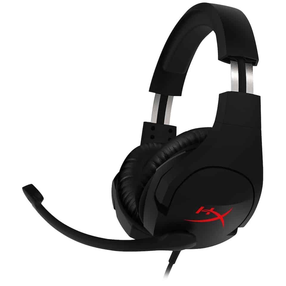 A picture of the HyperX Cloud Stinger gaming headset on a white background