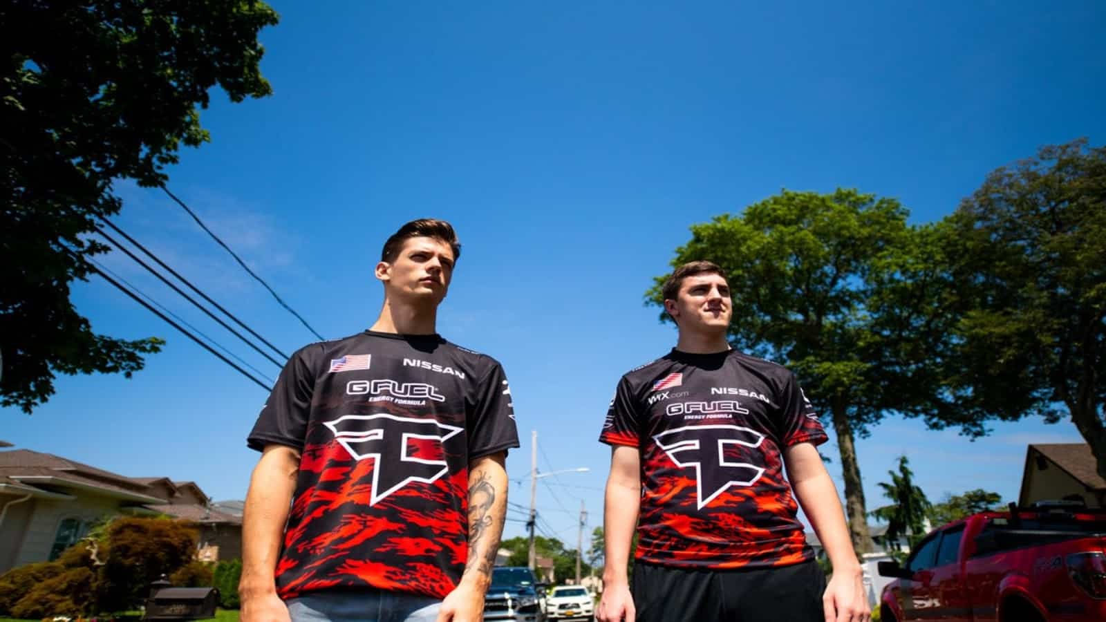 Fortnite: FaZe Clan Duo Nate Hill and Funk Split