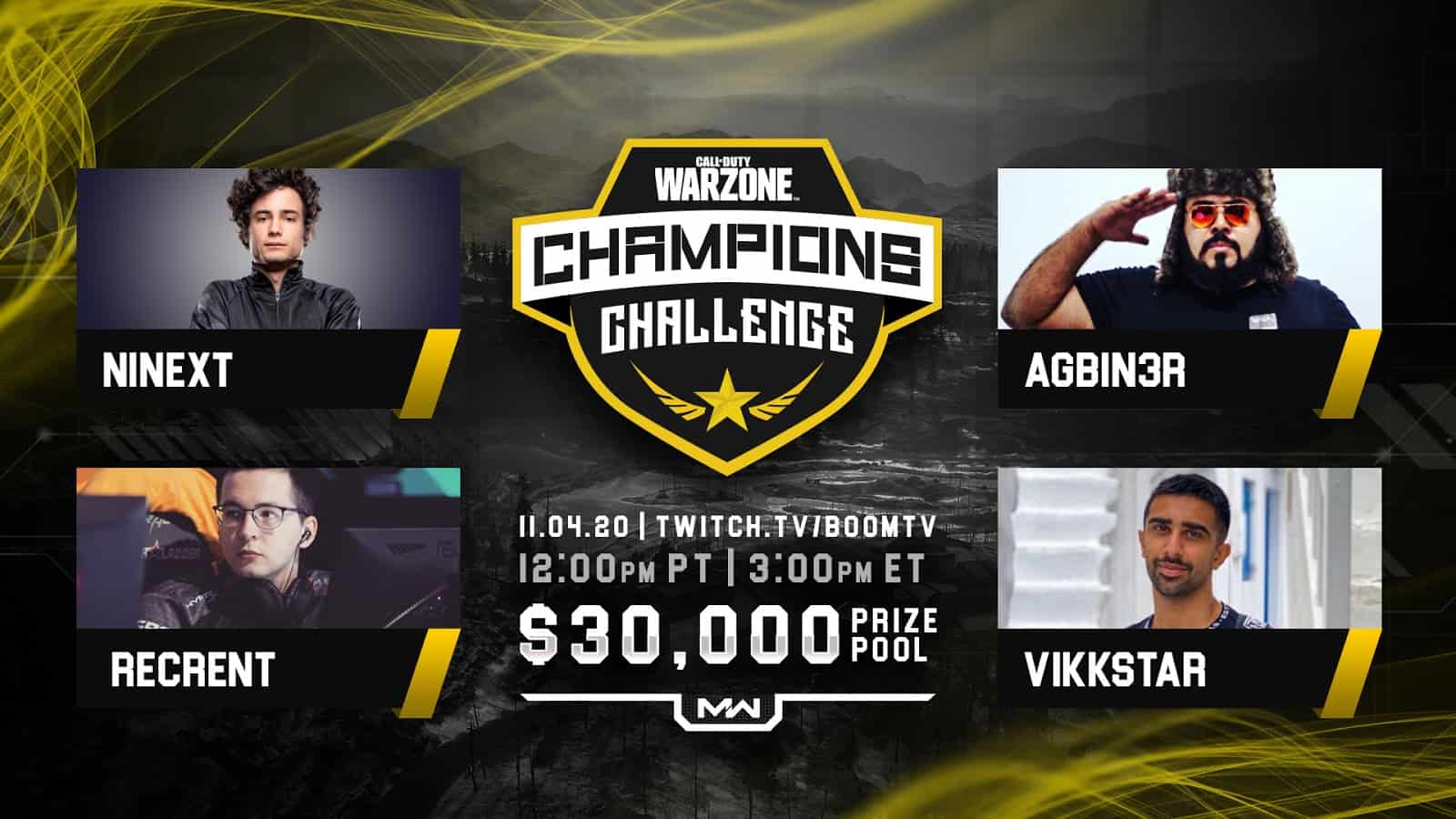 How to Watch $30K Warzone Champions Challenge Tournament