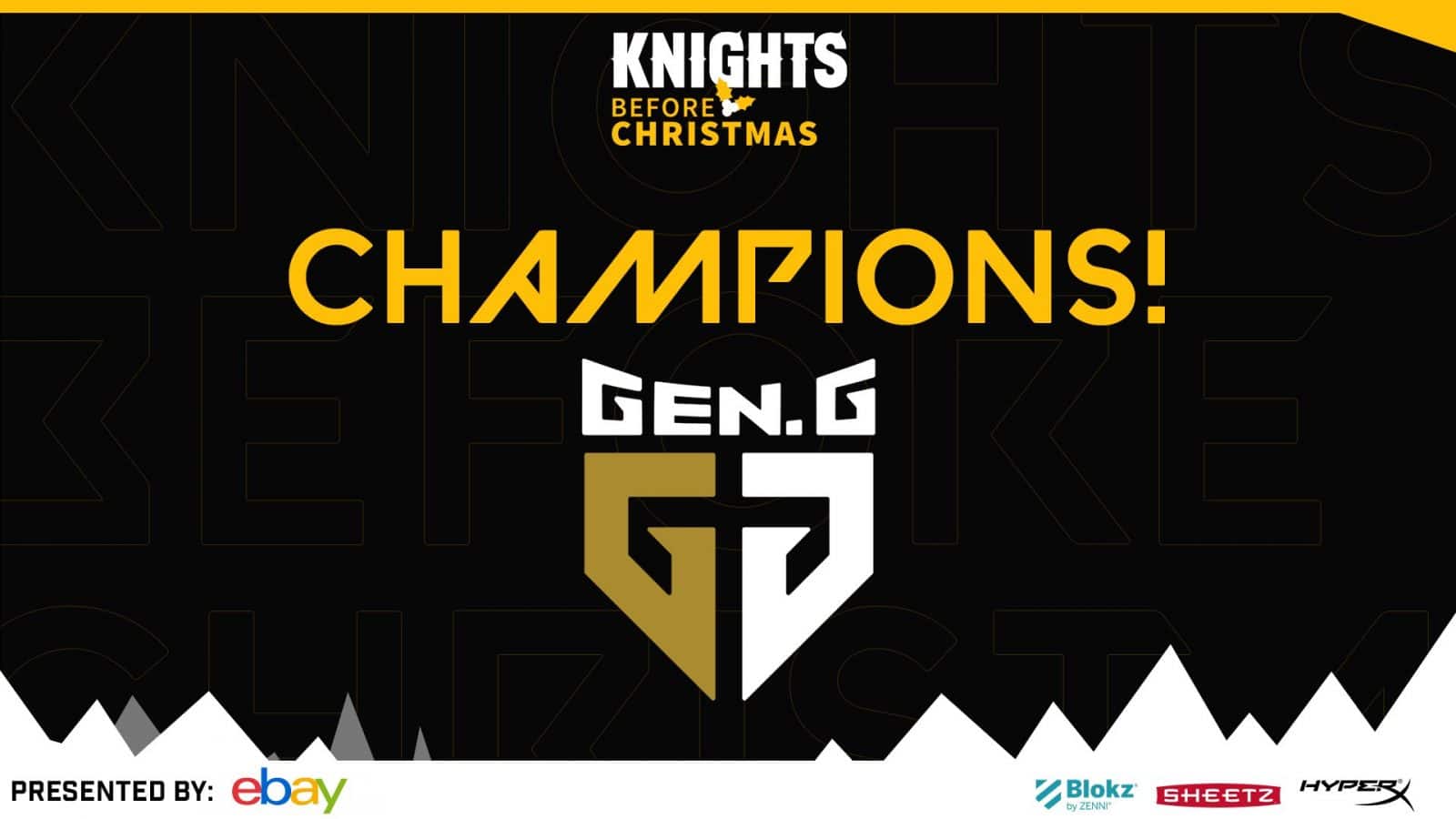 GenG Takes Victory at Knights Before Christmas Valorant Tournament