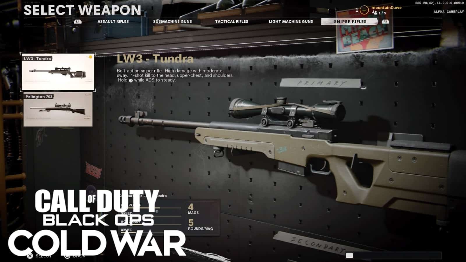 CoD: Best Class Setups For The LW3 Tundra In Black Ops Cold War