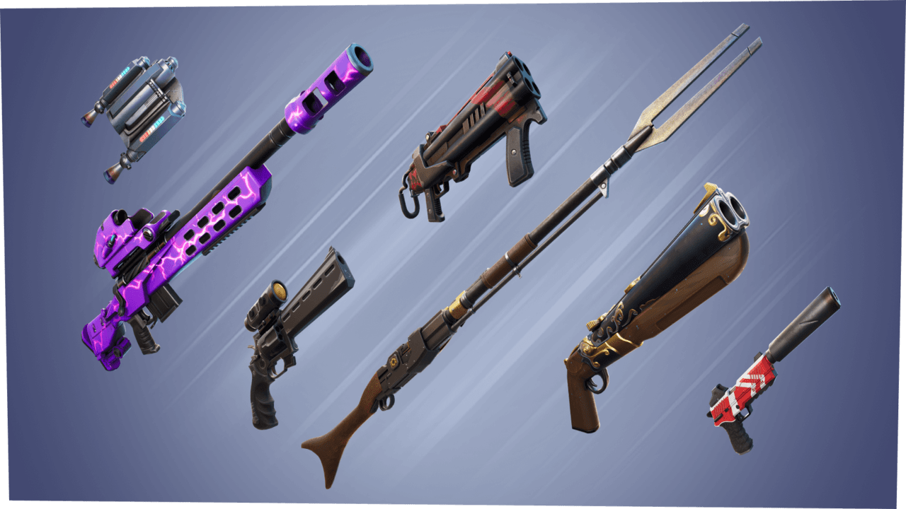 Where To Find All Exotic & Mythic Weapons In Fortnite Season 5