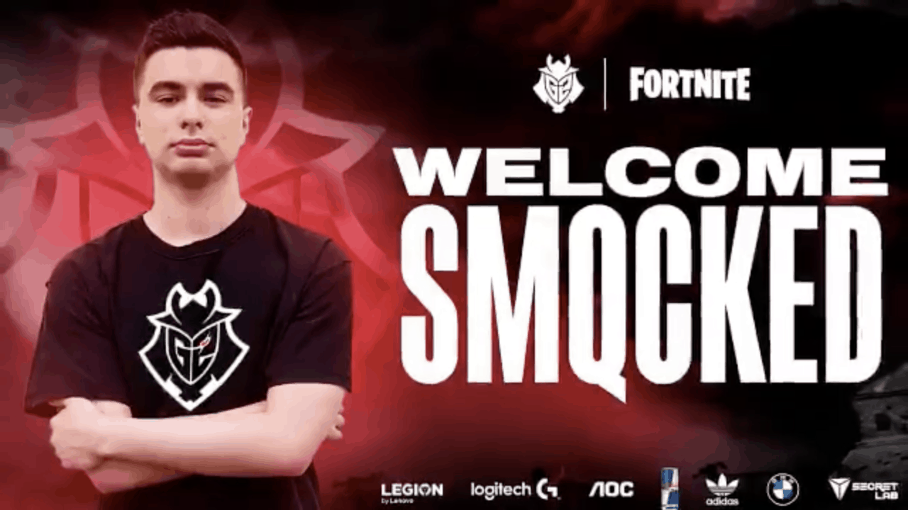 Fortnite: G2 Esports Signs Five-Time FNCS Finalist Smqcked