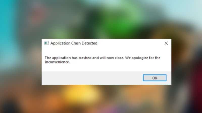 Fortnite Application Crashed